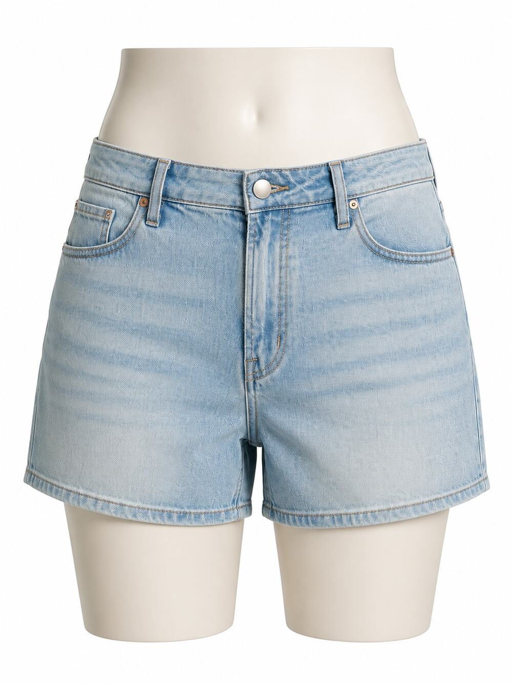 Good American Good '90s Mid Rise Relaxed Denim Shorts - Size 12/31